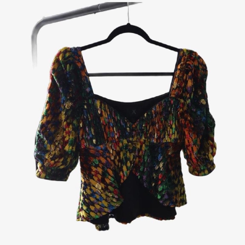 NBD Crop Velvet Top Tinsel Collection